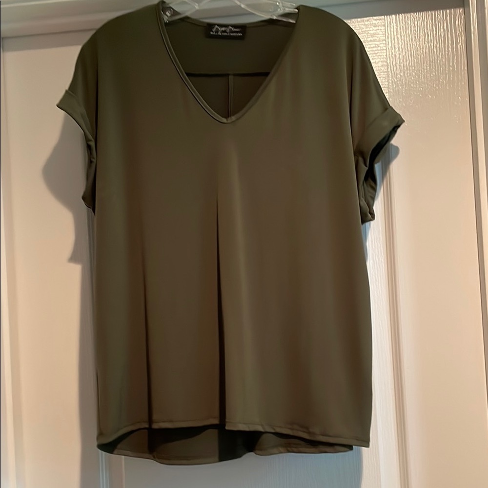 NWT Olive Green Women's Top by Sexy Modest